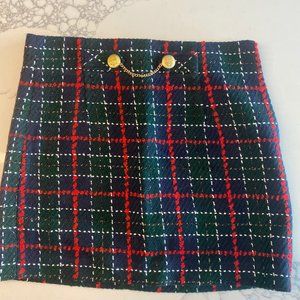 Zara Plaid Skirt